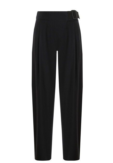 Зауженные брюки из смеси шерсти и кашемира  EMPORIO ARMANI