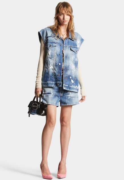 Шорты DSQUARED2  - Хлопок