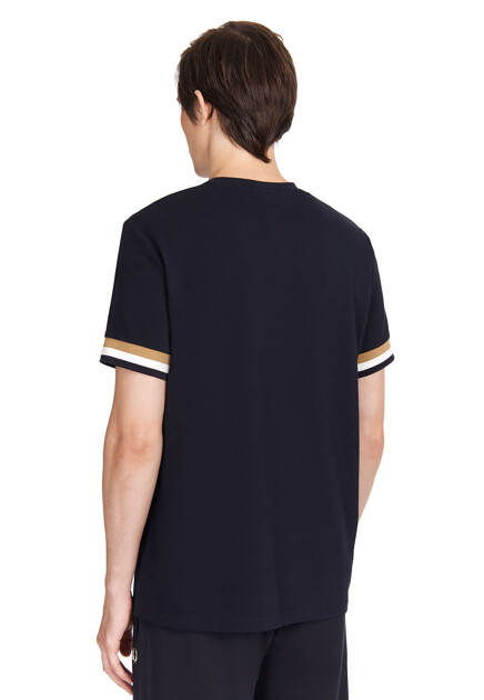 Футболка FRED PERRY  - Хлопок - цвет синий