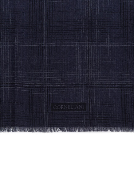 Синий шарф CORNELIANI - ИТАЛИЯ