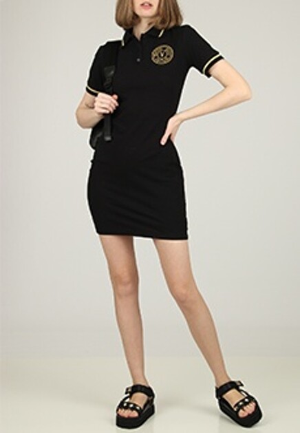 Хлопковое мини-платье VERSACE JEANS COUTURE
