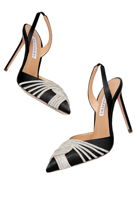 Босоножки AQUAZZURA  - Текстиль