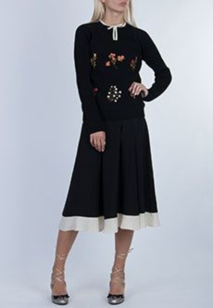 Черный джемпер VALENTINO RED