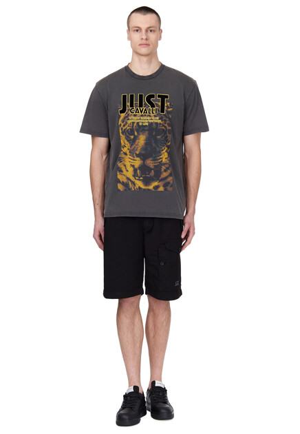 Футболка с принтом  JUST CAVALLI - ИТАЛИЯ