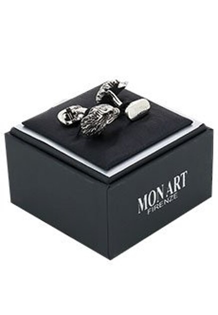 Серые запонки MON ART