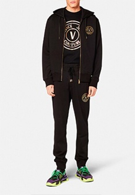 Футболка с крупным логотипом  VERSACE JEANS COUTURE