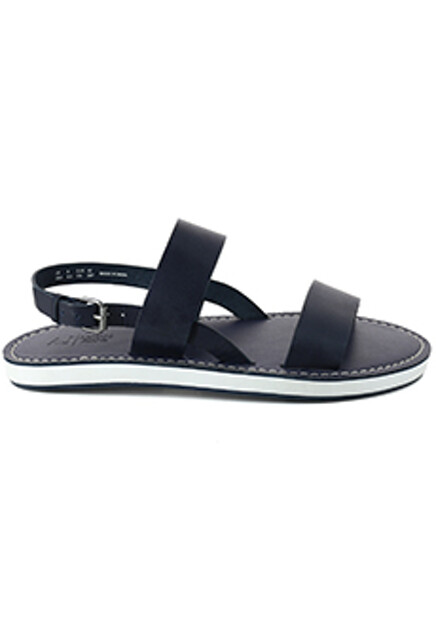 Синие кожаные сандалии ARMANI JEANS
