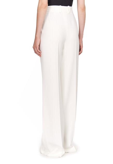 Брюки ERMANNO SCERVINO  - Вискоза, Ацетат - цвет белый