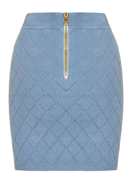 Мини-юбка из смесовой вискозы BALMAIN - ФРАНЦИЯ