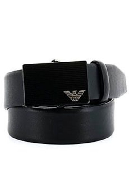 Черный ремень EMPORIO ARMANI