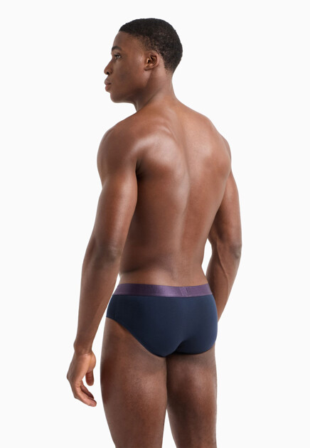Боксеры EMPORIO ARMANI Underwear  - Модал - цвет синий