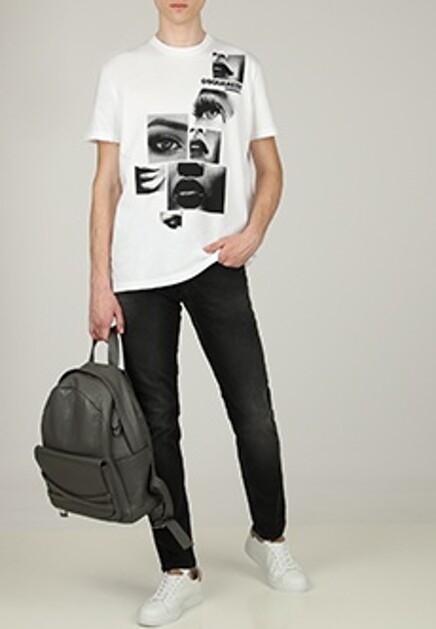 Футболка с принтом DSQUARED2
