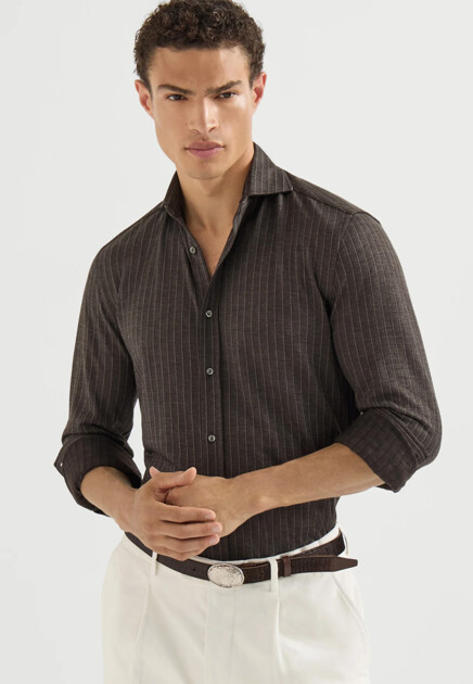 Рубашка BRUNELLO CUCINELLI 211768
