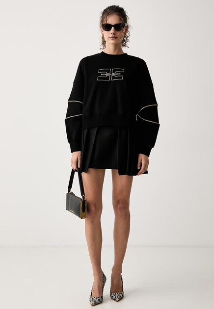 Свитшот ELISABETTA FRANCHI  - Хлопок