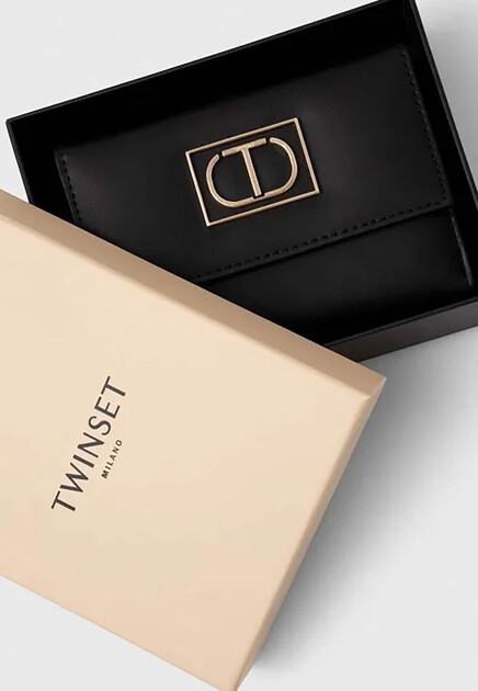 Кошелек TWINSET Milano  - Кожа - цвет черный