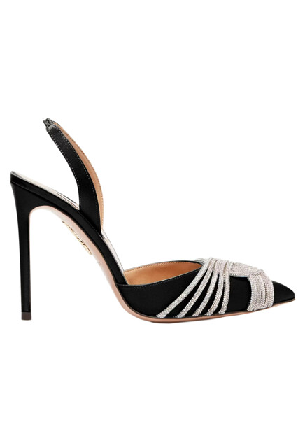 Босоножки Gatsby Sling Satin AQUAZZURA - ИТАЛИЯ