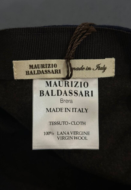 Бейсболка из шерсти MAURIZIO BALDASSARI BRERA - ИТАЛИЯ