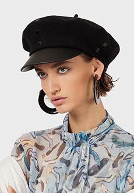 Черное кепи EMPORIO ARMANI