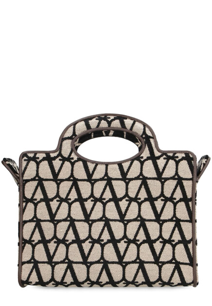 Сумка VALENTINO  - Текстиль - цвет бежевый