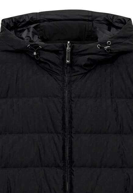 Пуховик EMPORIO ARMANI  - Полиамид - цвет черный