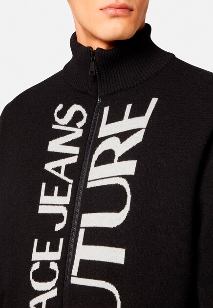 Кардиган VERSACE JEANS COUTURE  - Шерсть - цвет черный
