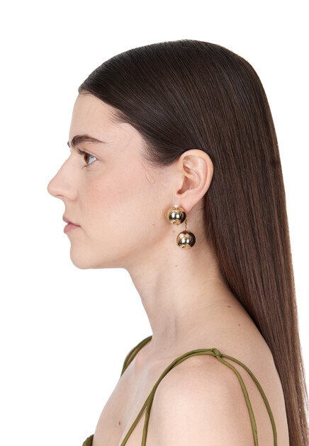 Серьги-гвоздики со стразами ERMANNO SCERVINO - ИТАЛИЯ