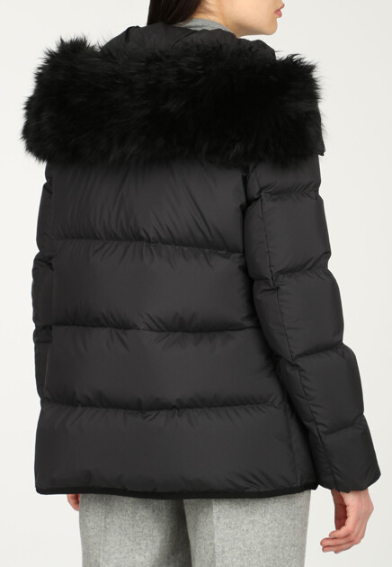 Объёмная куртка с мехом MONCLER - ИТАЛИЯ