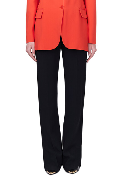 Брюки ERMANNO SCERVINO  - Вискоза, Ацетат - цвет черный