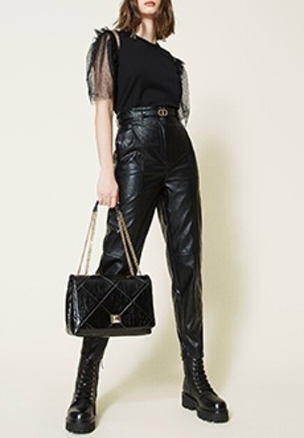Блуза с кружевными рукавами TWINSET Milano