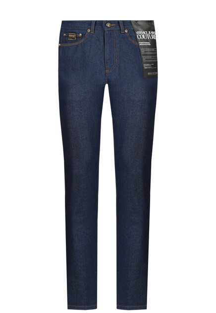 Джинсы с логотипом VERSACE JEANS COUTURE