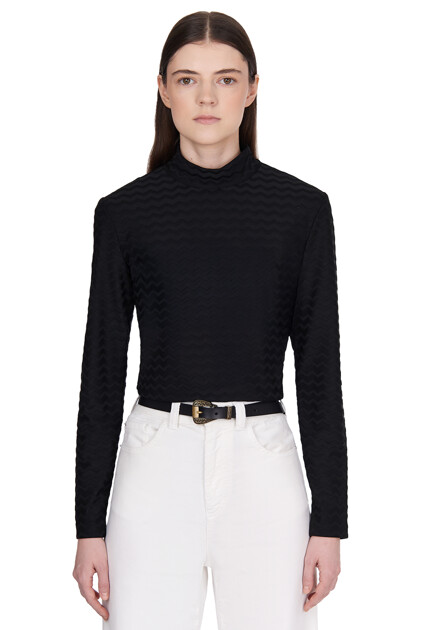 Водолазка EMPORIO ARMANI  - Полиамид - цвет черный