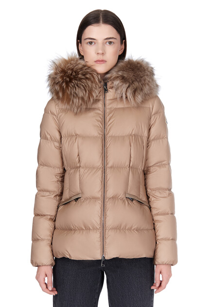 Пуховик MONCLER  - Полиамид - цвет бежевый