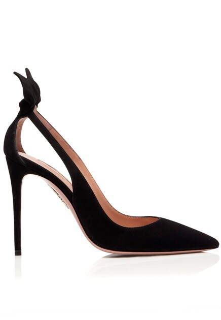 Замшевые туфли Deneuve 105 AQUAZZURA - ИТАЛИЯ