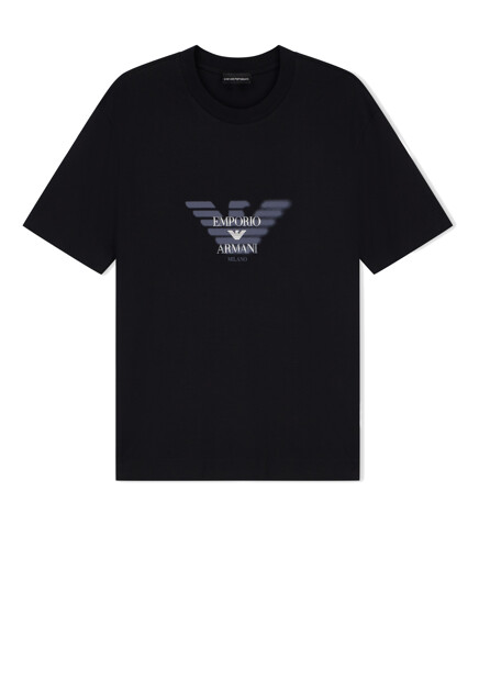 Футболка с логотипом EMPORIO ARMANI
