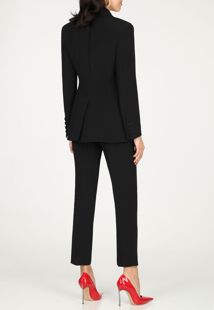 Жакет ERMANNO SCERVINO  - Вискоза, Ацетат - цвет черный