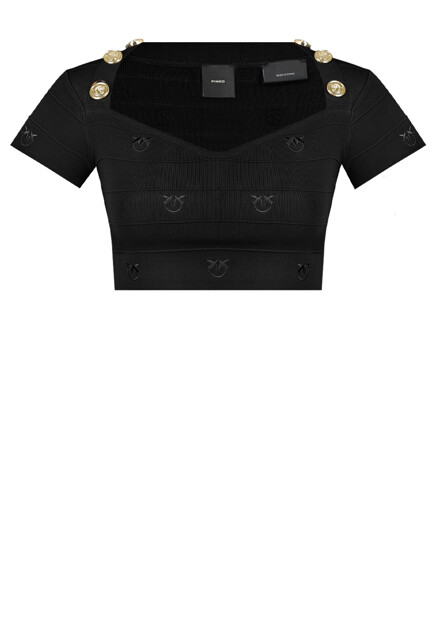 Костюм с вышитым логотипом  PINKO