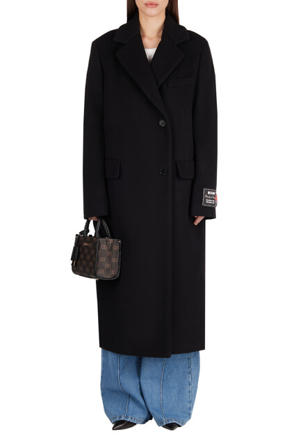 Классическое пальто с карманами MSGM - ИТАЛИЯ