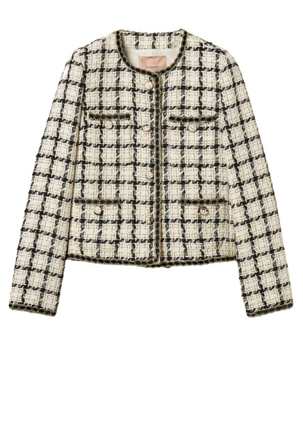 Твидовый жакет TWINSET Milano