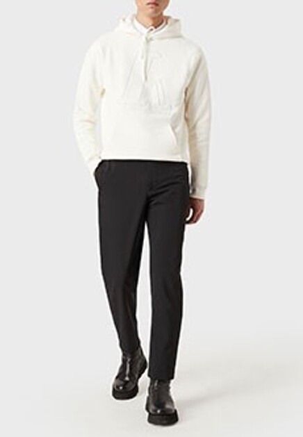 Худи с принтом EMPORIO ARMANI