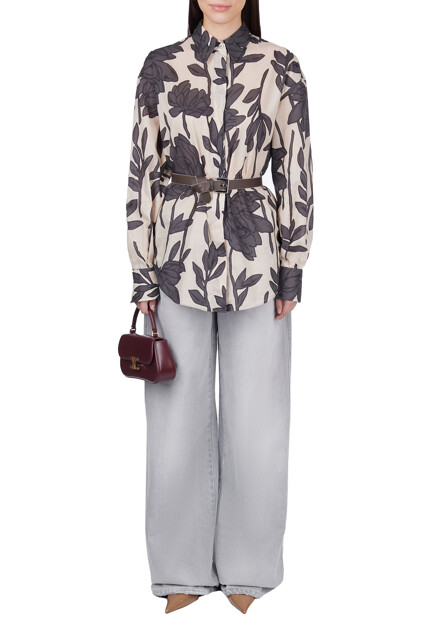 Джинсы ERMANNO SCERVINO  - Полиамид, Шерсть