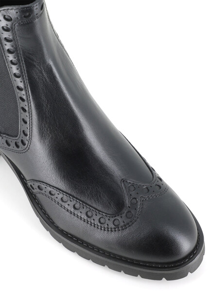 Ботильоны SANTONI  - Кожа - цвет черный