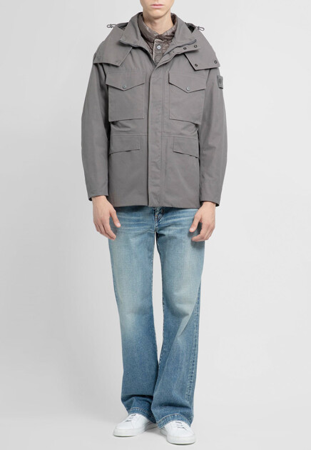 Ветровка с накладными карманами  STONE ISLAND