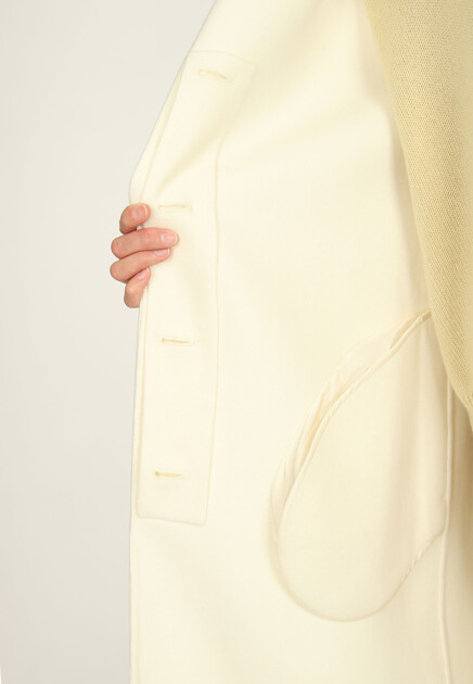 Однобортное пальто  JIL SANDER - ГЕРМАНИЯ