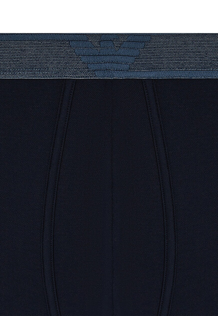 Трусы EMPORIO ARMANI Underwear  - Хлопок, Модал - цвет синий