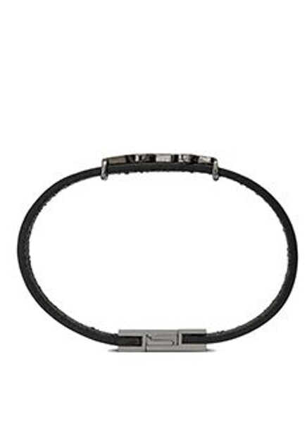 Черный браслет SAINT LAURENT