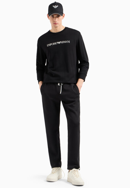 Свитшот с логотипом  EMPORIO ARMANI - ИТАЛИЯ
