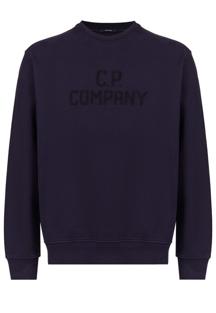 Хлопковый свитшот с крупным логотипом C.P. COMPANY