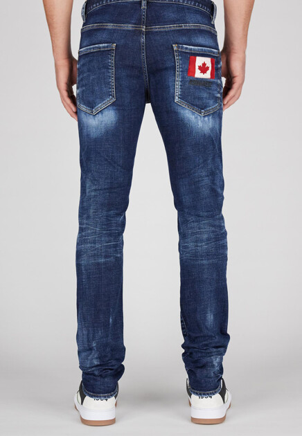 Джинсы DSQUARED2  - Хлопок - цвет синий
