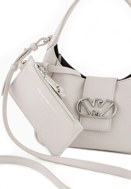 Сумка EMPORIO ARMANI  - Кожа - цвет серый