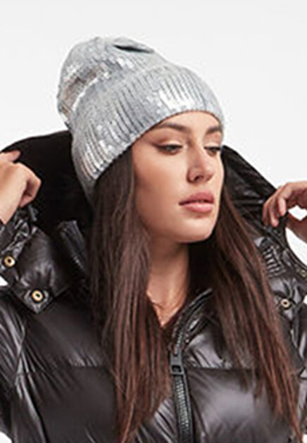 Шапка с пайетками TWINSET Milano